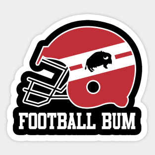 Football Bum Sticker